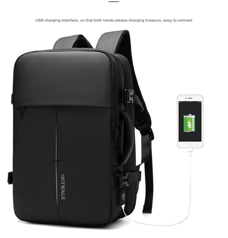 Computerrucksack mit USB-Ladefunktion | LuxeStyle