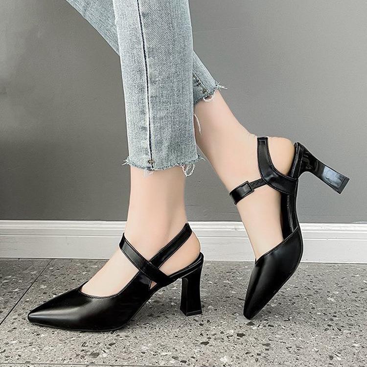 Elegante Chunky-Heel-Sandalen mit Knöchelriemen