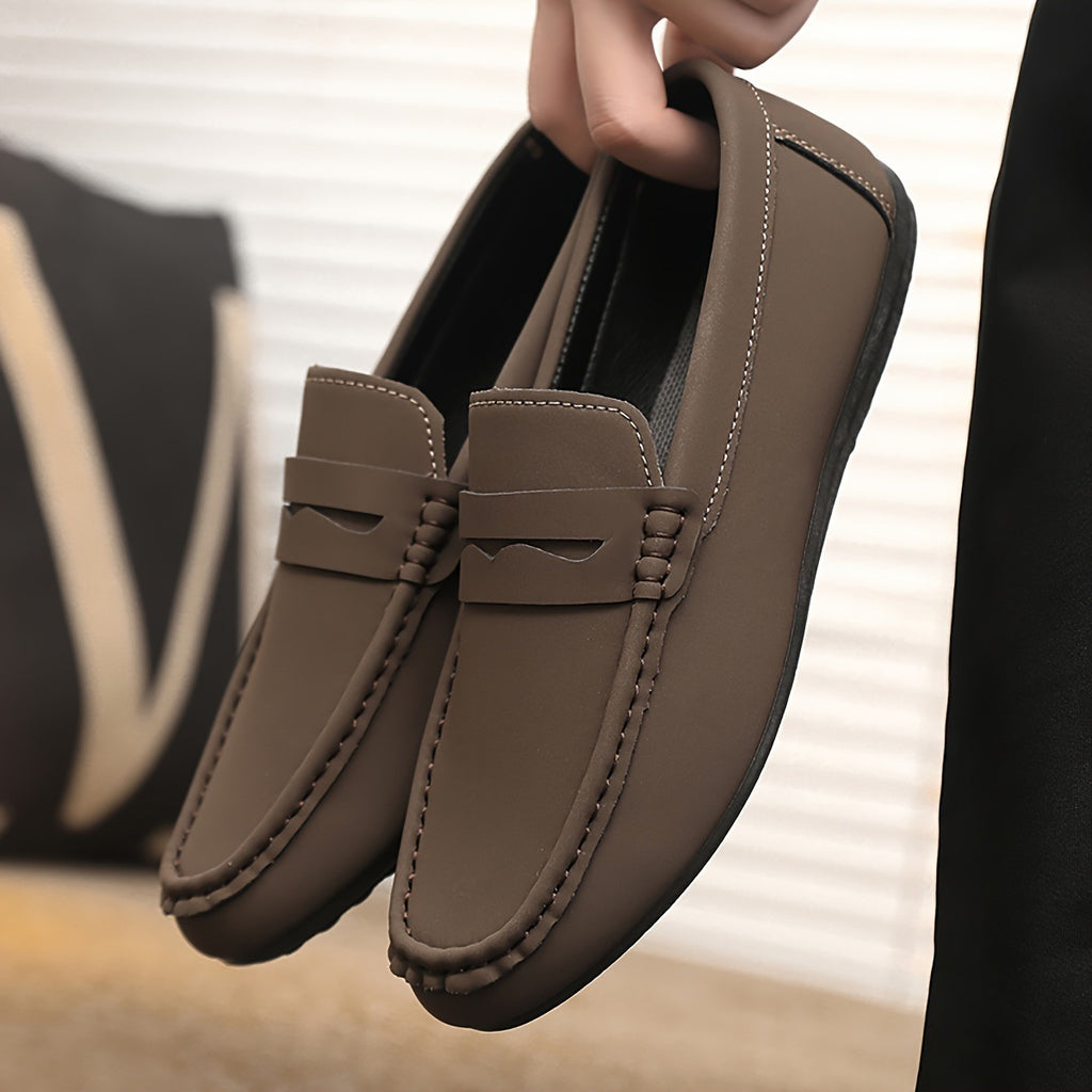 Herren Penny Loafers aus Canvas