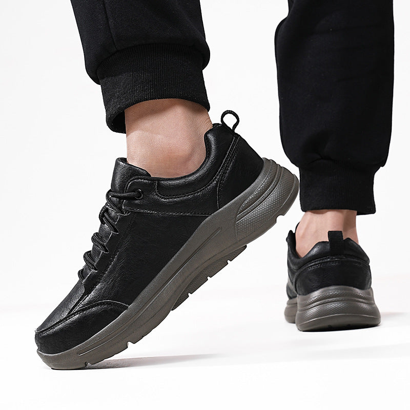 Britische Low-Top Leder-Sneaker für Herren