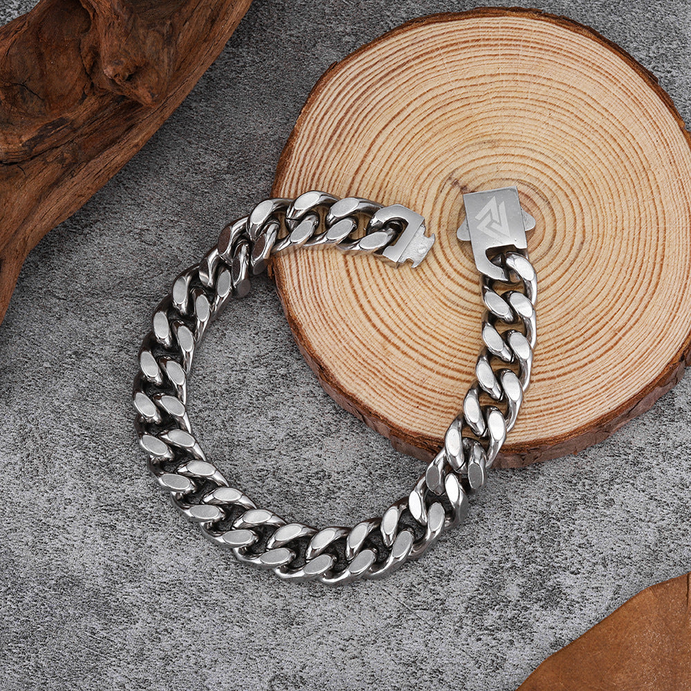 Cuban Link Armband aus Edelstahl – Bild 3 | LuxeStyle
