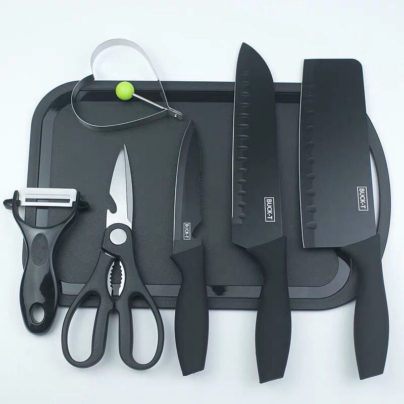 Küchenmesser-Set aus Keramik und Edelstahl