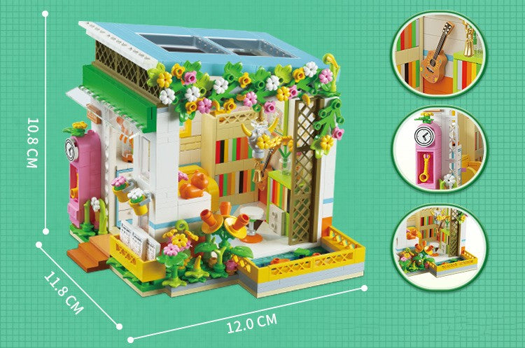 Miniatur Diamant-Partikel Häuschen Puzzle | LuxeStyle