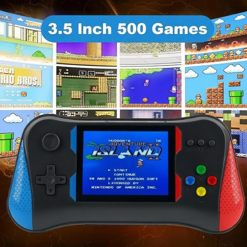 Retro Handheld Konsole mit 500 Spielen