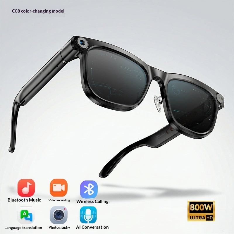 Smart-Brille mit 8 MP Kamera und Übersetzung