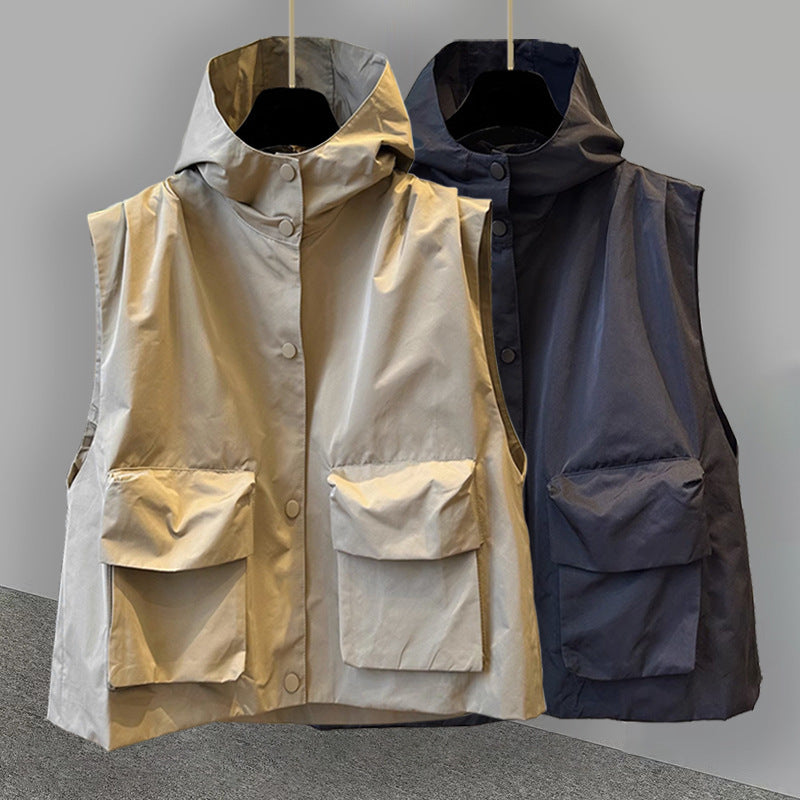 Herren Cardigan mit Kapuze