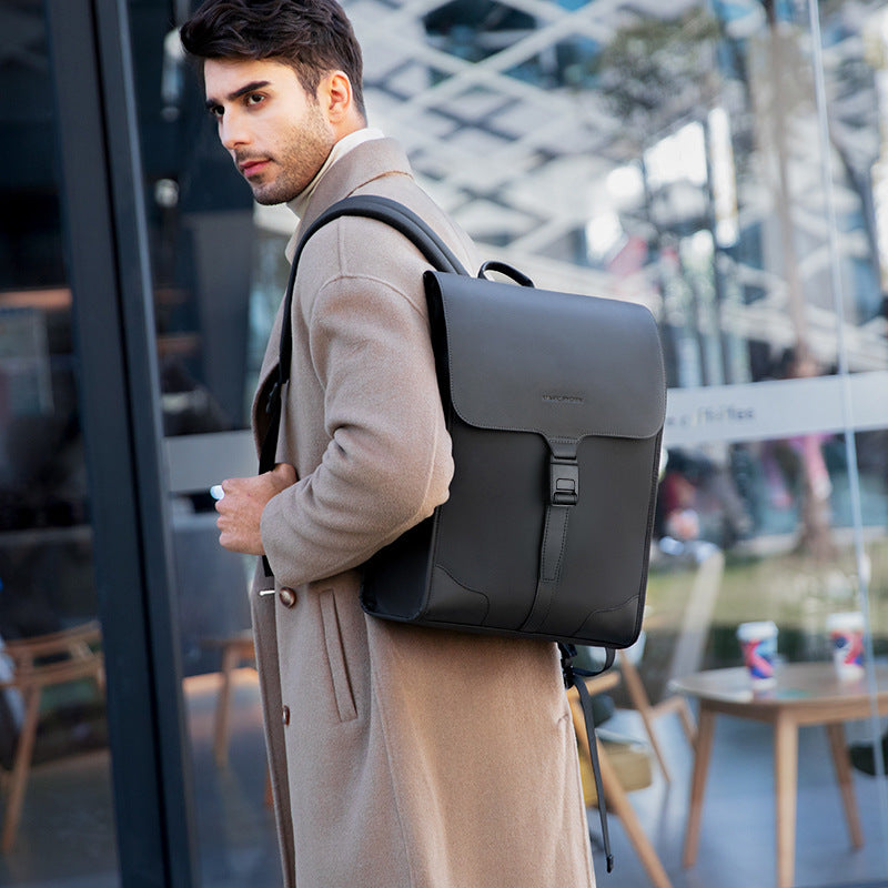 Rucksack mit Magnetverschluss für Laptop – Bild 2 | LuxeStyle