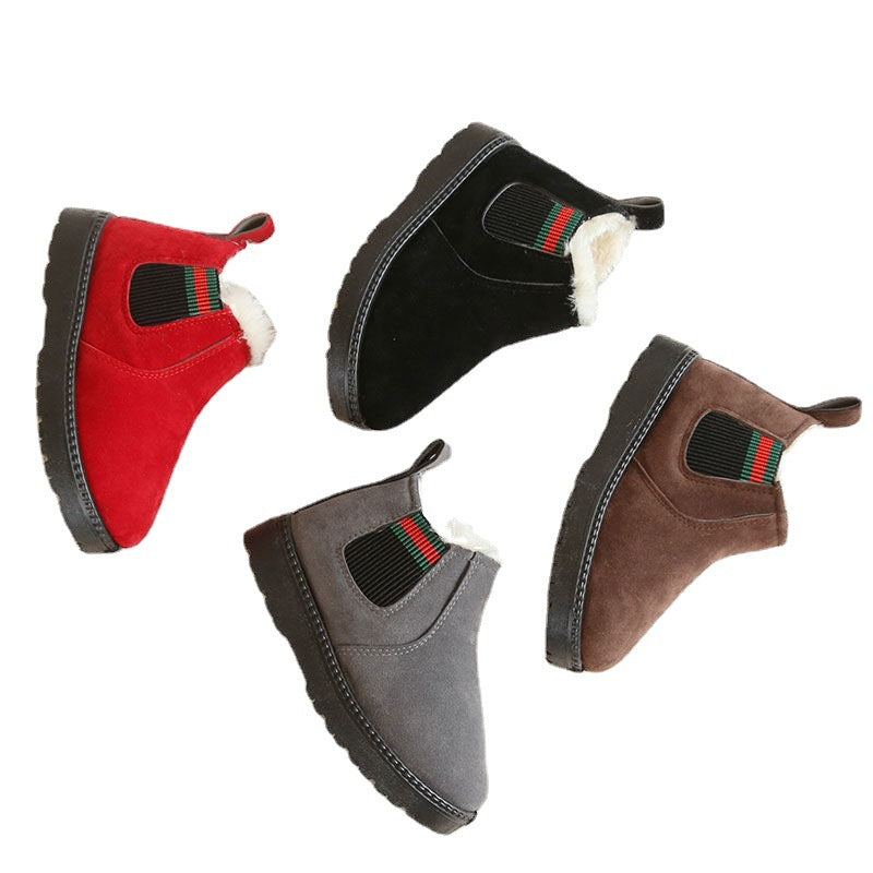Winter Plus Velours Kinder-Schneestiefel