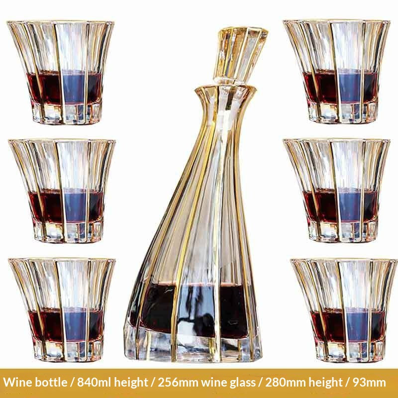 Kristall Whiskey Tassen Set