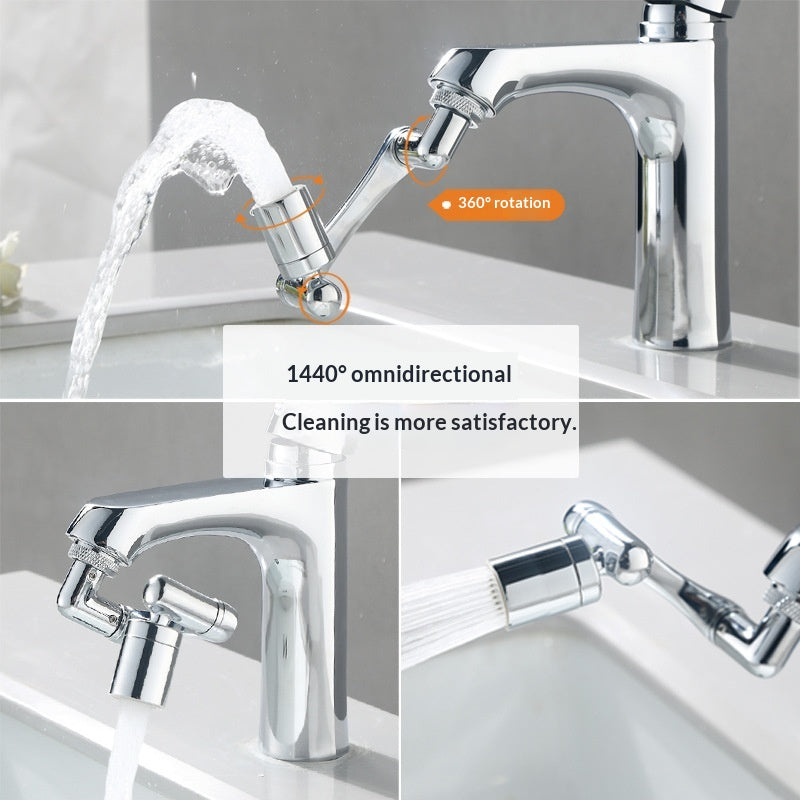 Drehbarer Wasserhahn-Aufsatz mit Schwenkarm