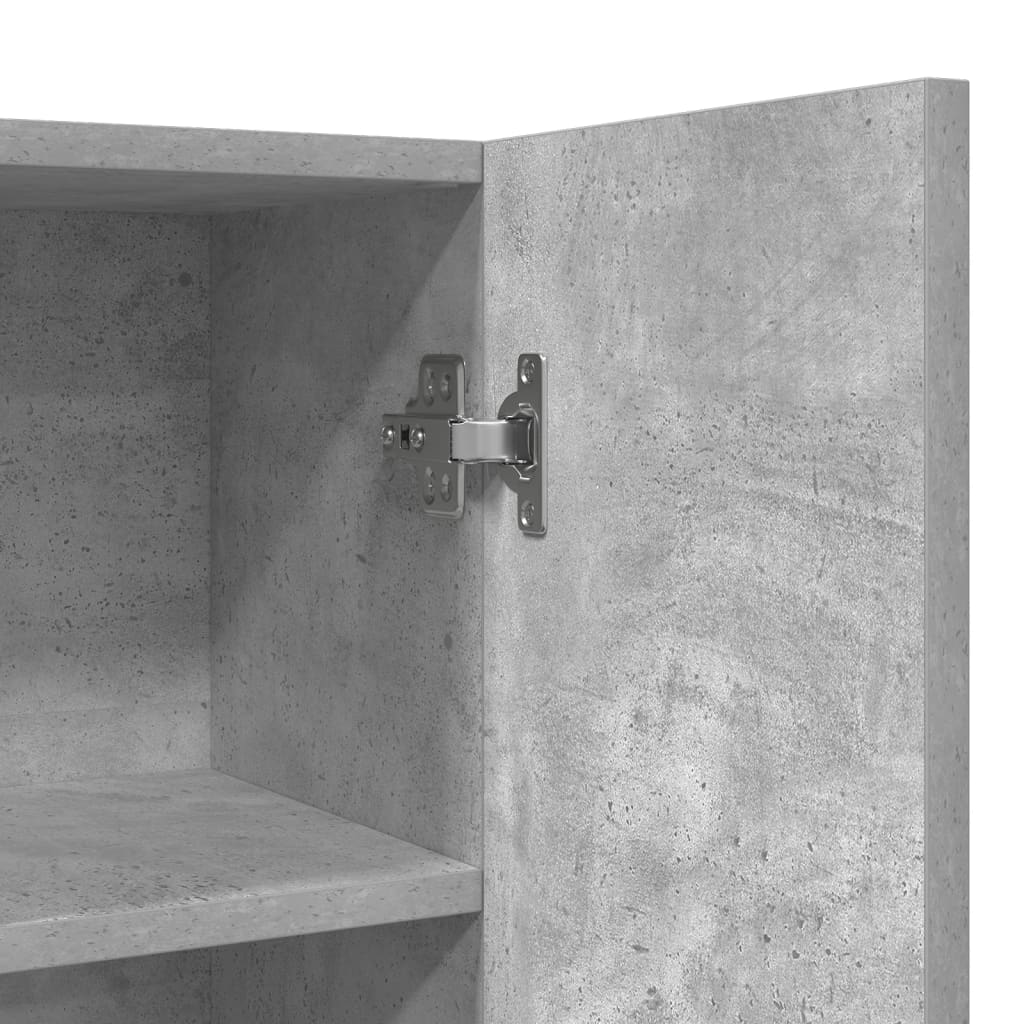 Waschmaschinen-Schrank, Betongrau