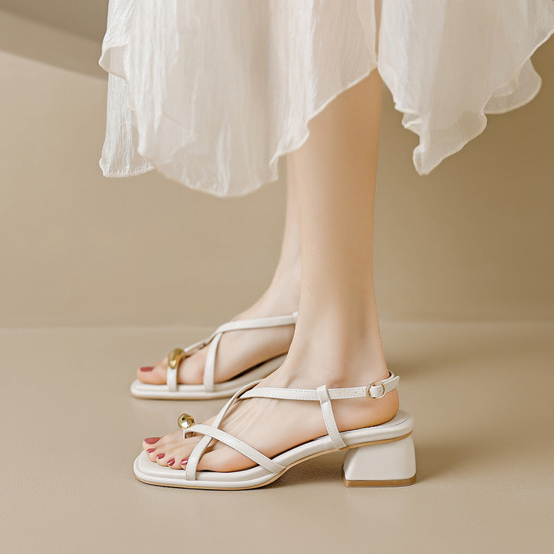 Fairy Style Roman Sandalen mit Schnürung – Bild 11 | LuxeStyle