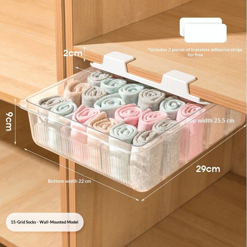 Transparenter Organizer für Schubladen