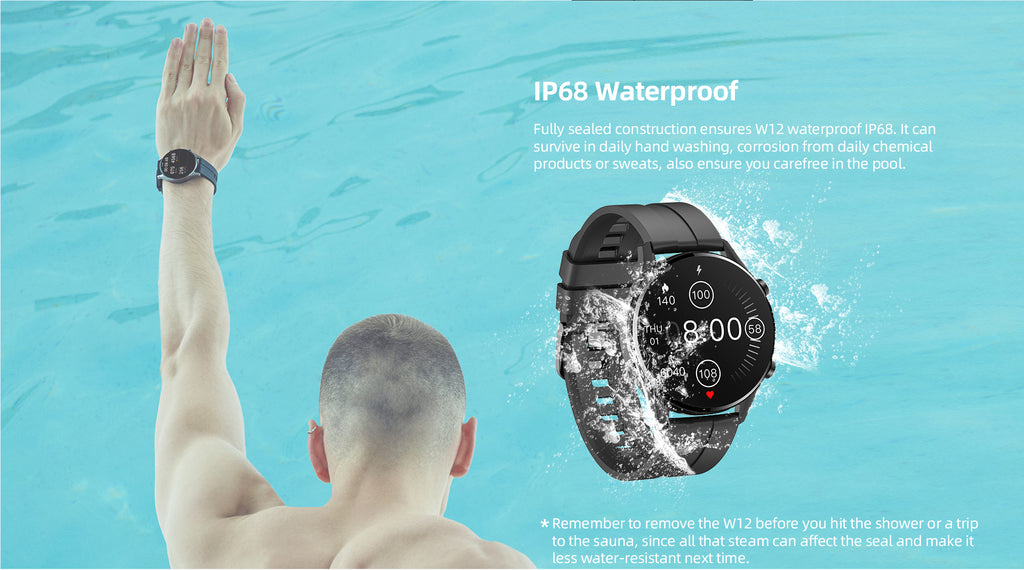 IMILAB W12 Smartwatch – Fitness Tracker – Bild 12 | LuxeStyle