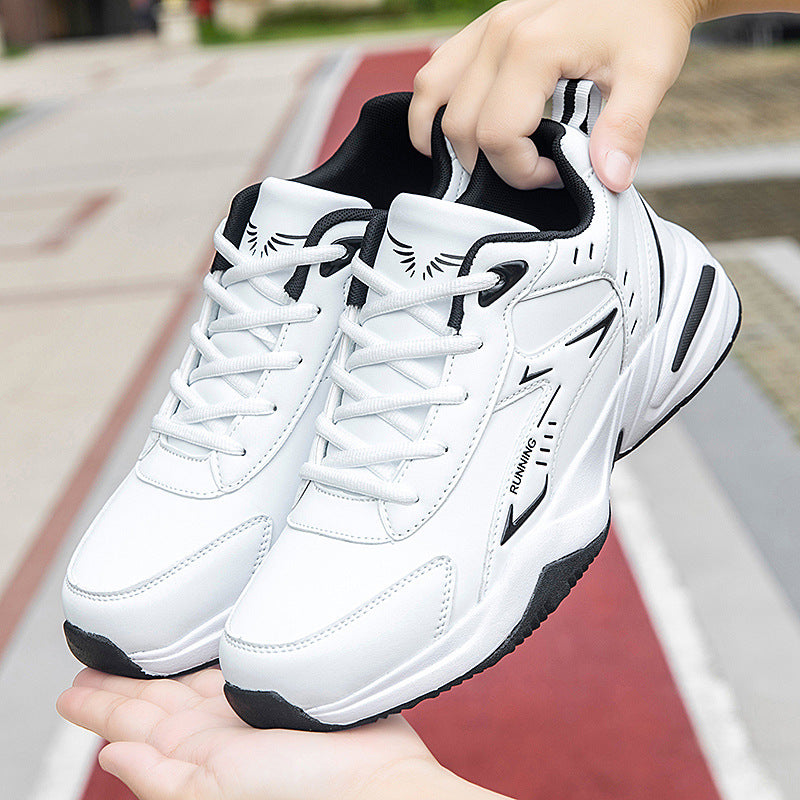 Plus-Size Ledersneaker für Herren mit dicker Sohle – Bild 8 | LuxeStyle