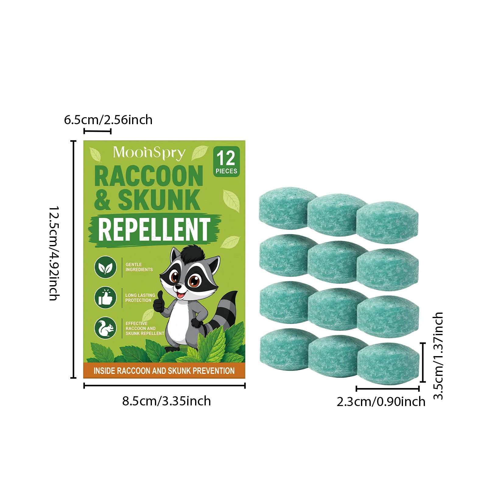 Waschbär- und Stinktier-Abwehr Pillen
