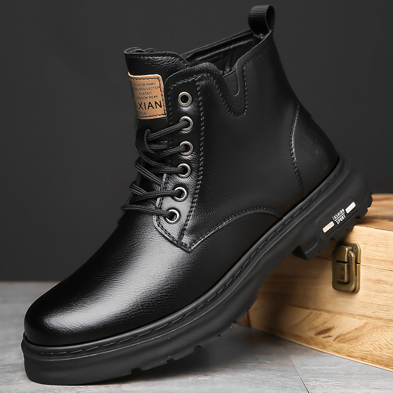 Britische Winter-Boots mit dicker Sohle