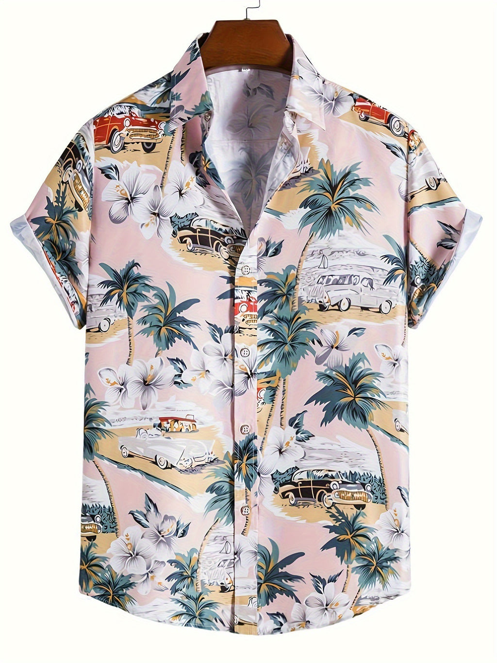 Kurzarmhemd mit Blumenmuster für Herren – Bild 19 | LuxeStyle