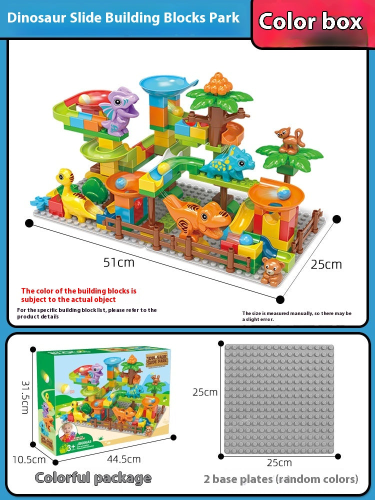 Dinosaurier-Rutschbahn Bausteine – Bild 2 | LuxeStyle