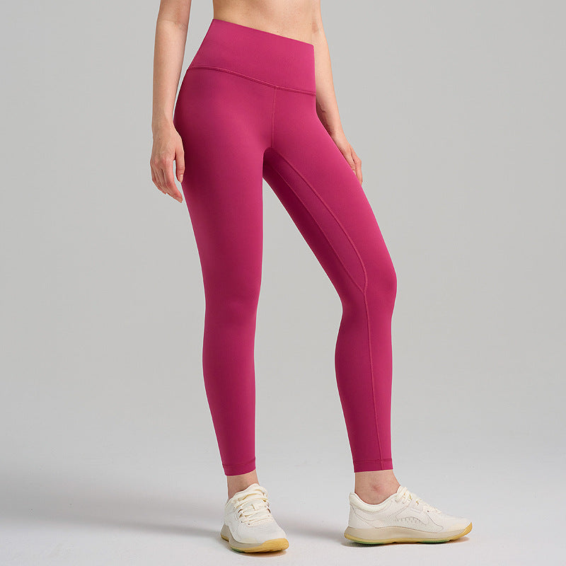 Hohe Sportleggings mit Fleece