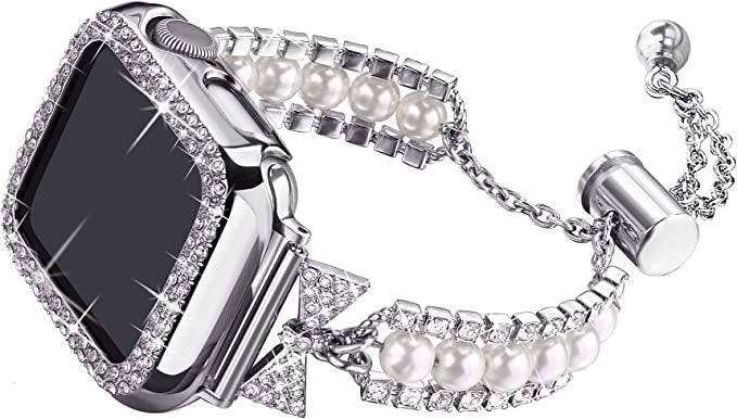 Smartwatch Armband mit Perlen – Bild 12 | LuxeStyle