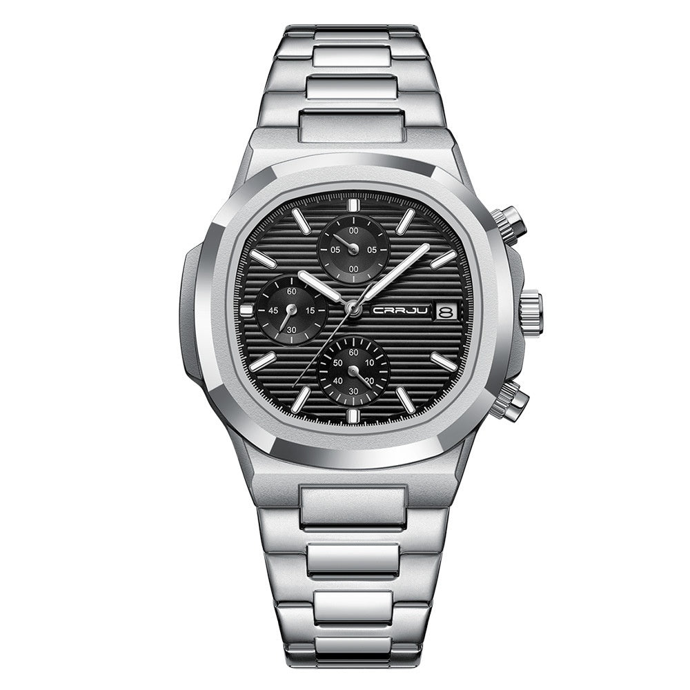 Multifunktionaler Quartz-Wasserdichter Business-Armbanduhr