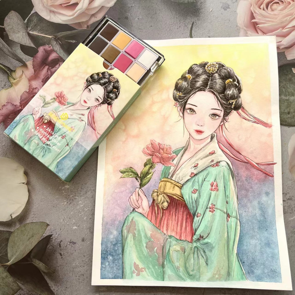 24 Farben hautfarbene Aquarell-Pigmente – Bild 16 | LuxeStyle