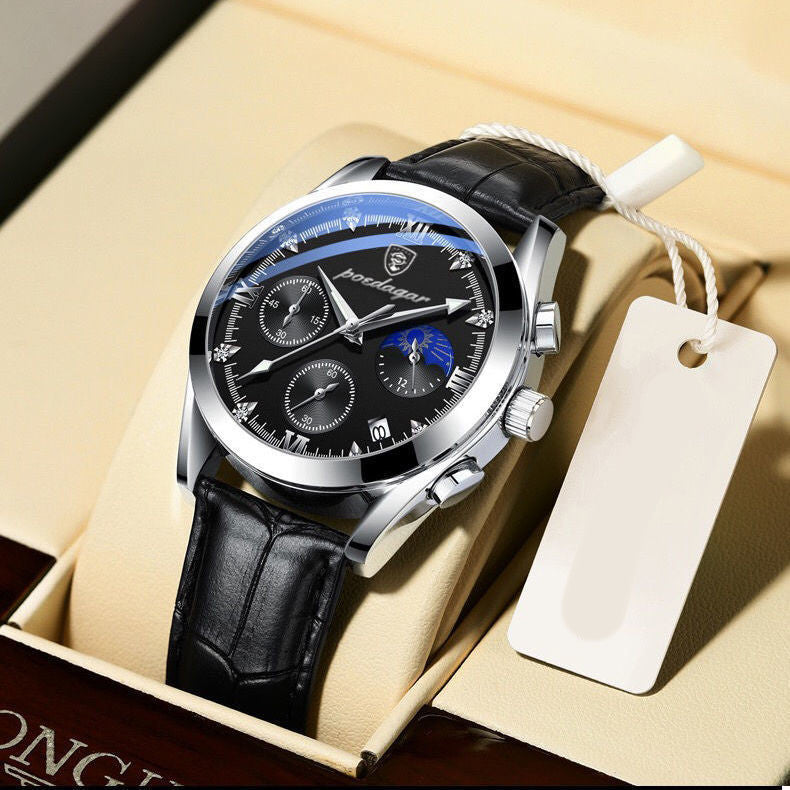 Herren-Uhr mit Leuchtzeigern – Bild 7 | LuxeStyle