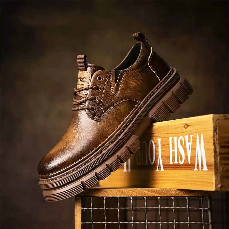 Lässige Leder-Halbschuhe für Herren – Bild 3 | LuxeStyle