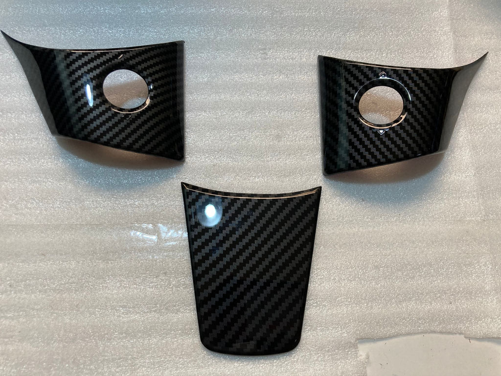 3er-Set Lenkradverzierung für Tesla Model 3 mit Logo