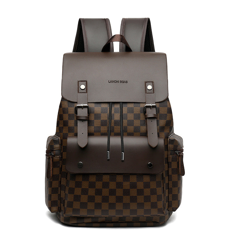 Karo-Rucksack für Pendler und Büro – Bild 4 | LuxeStyle