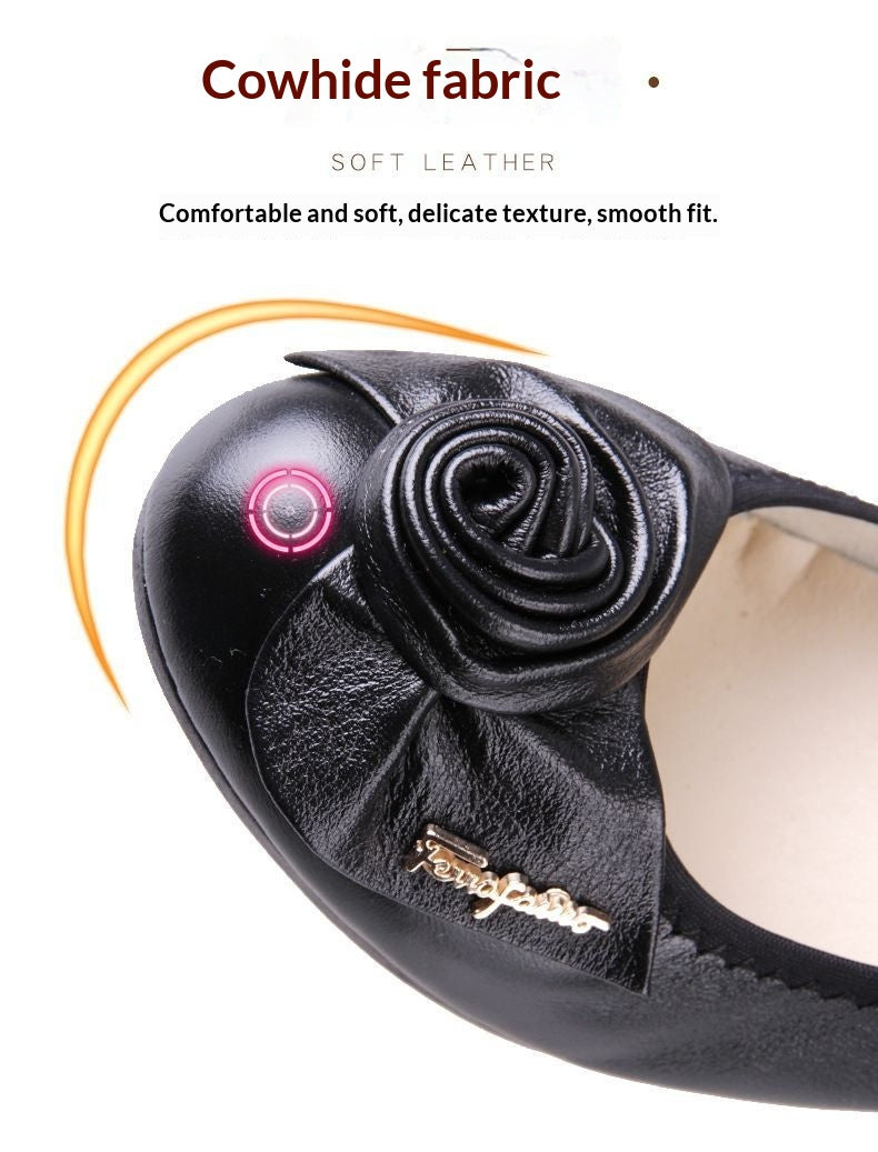 Keile aus Vollnarbenleder für Damen
