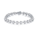 Moissanite Armband mit Kreis-Design (Silber) | LuxeStyle