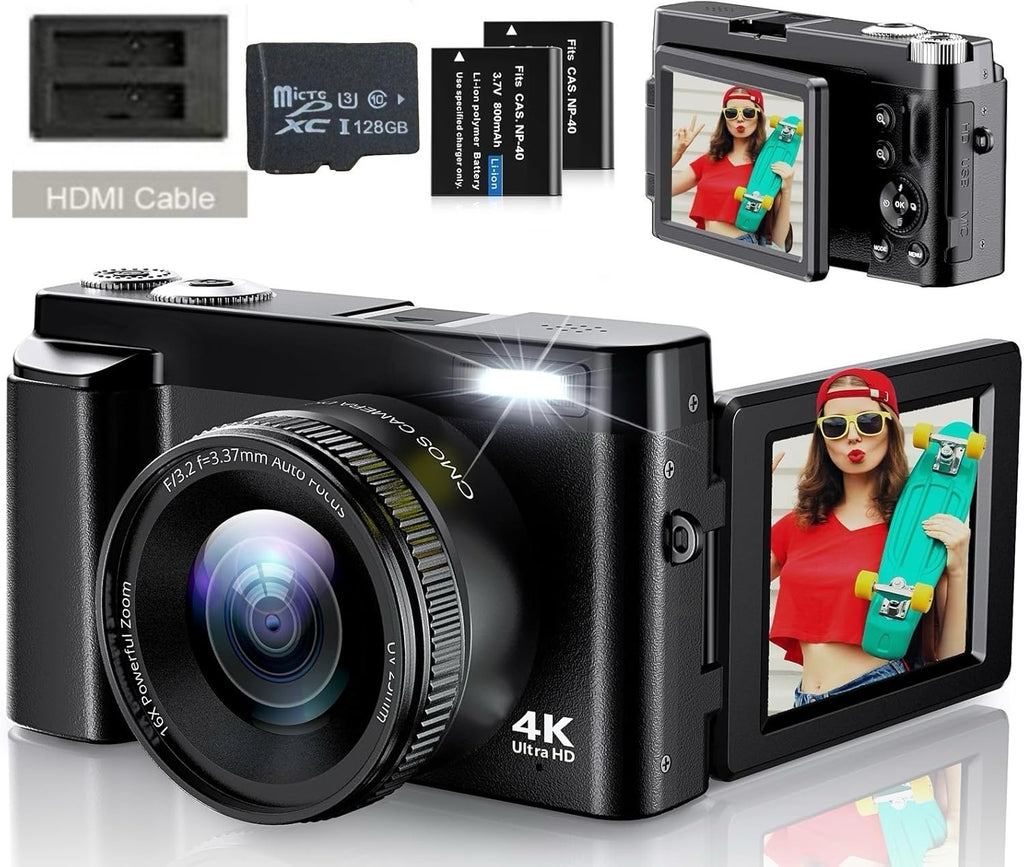 HD Digital Camcorder mit Flip-Screen