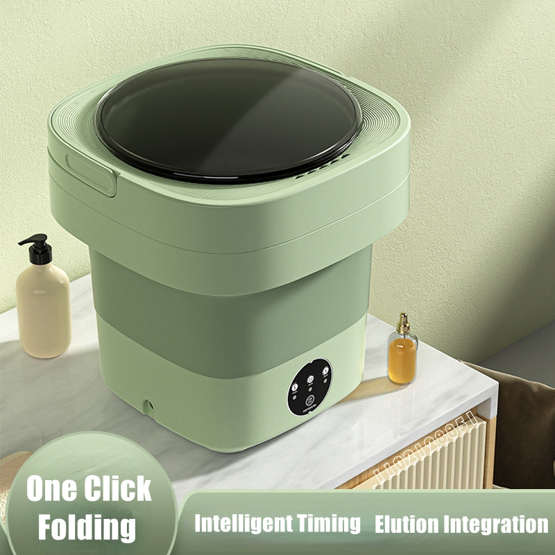 Faltbare Mini-Waschmaschine mit Schleuderfunktion