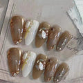 Amber Blooming Gradient Nagelsticker – Bild 1 | LuxeStyle