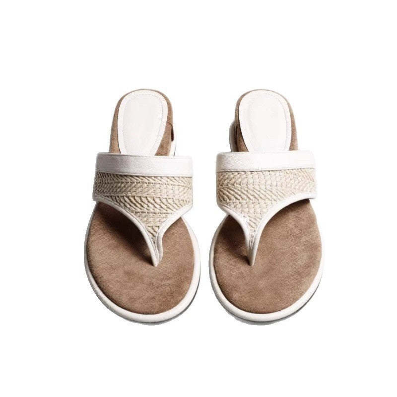 Französische Resort-Slipper für den Sommer