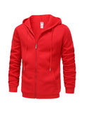 Samt-Kapuzenpullover für Herren