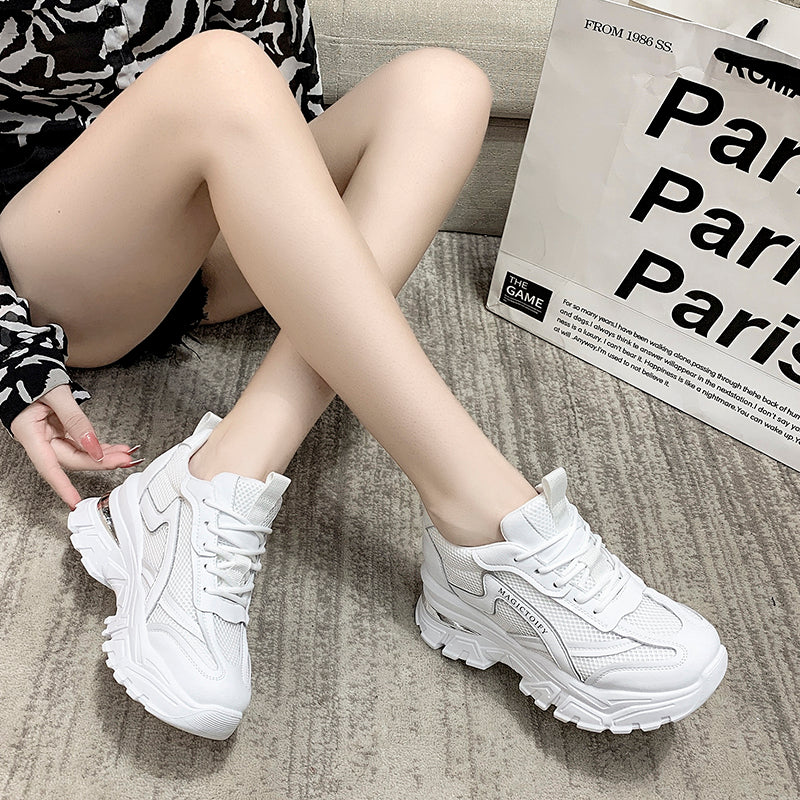 Retro-Sneaker für Damen mit dicker Sohle – Bild 5 | LuxeStyle