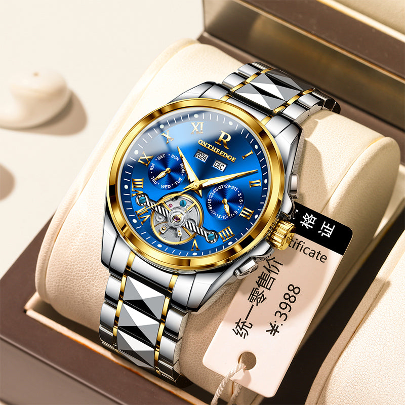 Automaticische Herrenuhr Edelstahlarmband 41 mm Gehäuse