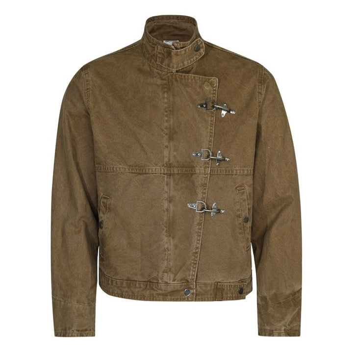 Vintage Distressed Jeansjacke für Herren