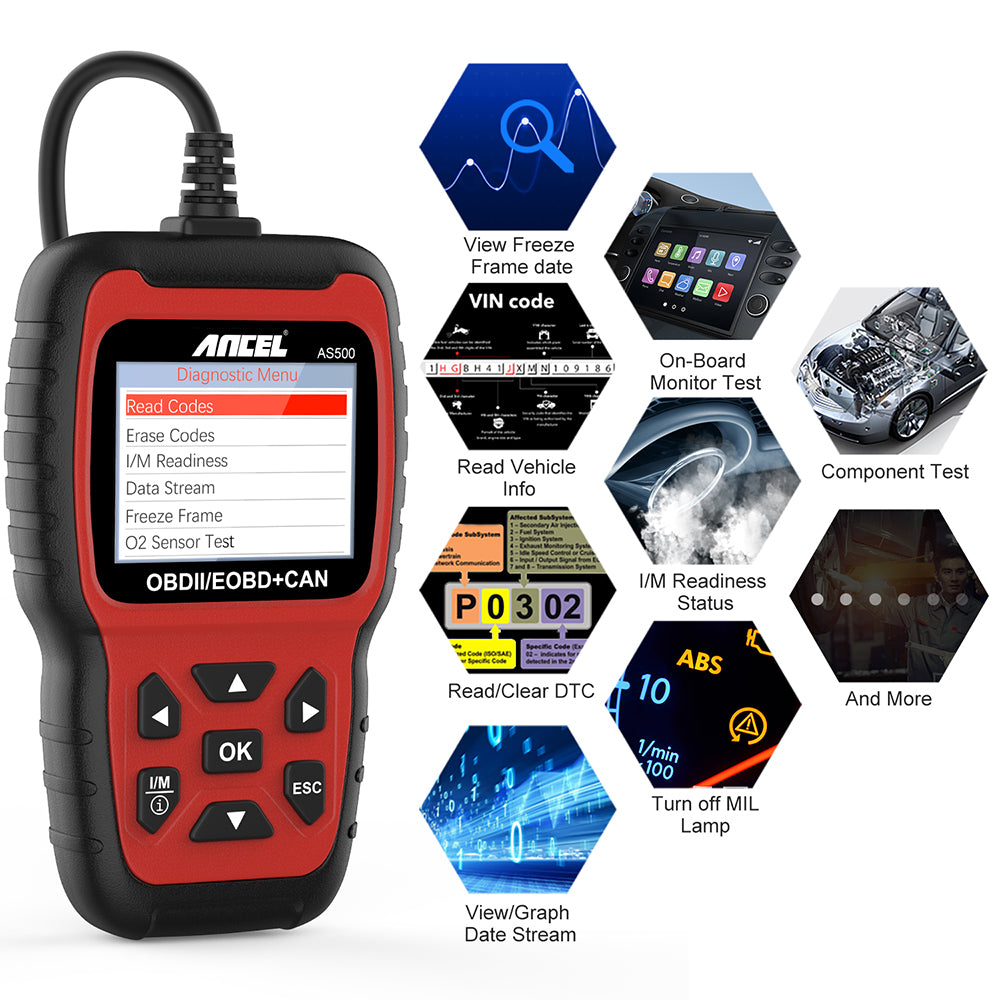 OBDII Auto-Diagnosegerät mit Farbdisplay – Bild 5 | LuxeStyle