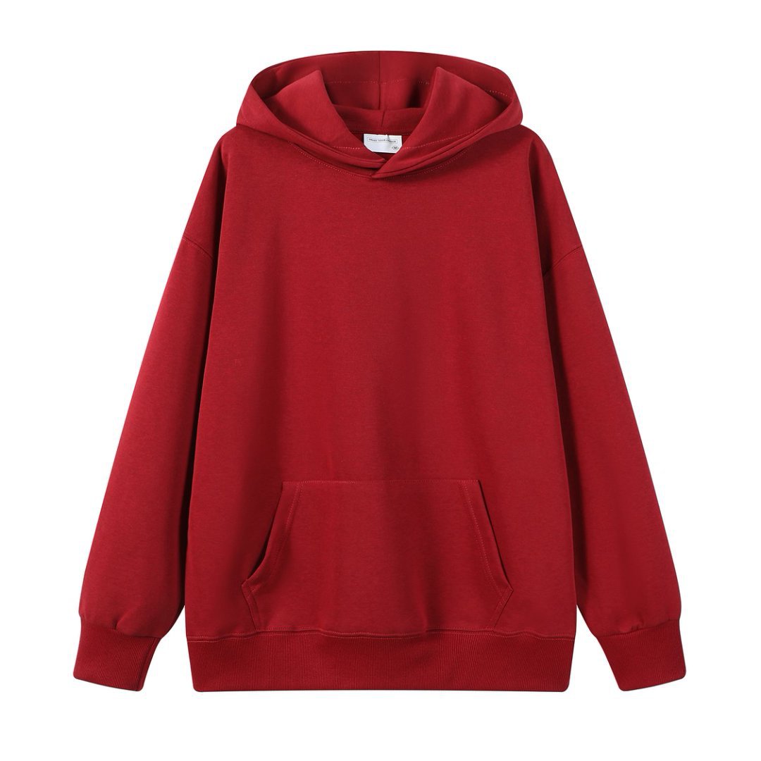 Lockerer Hoodie mit überschnittenen Schultern