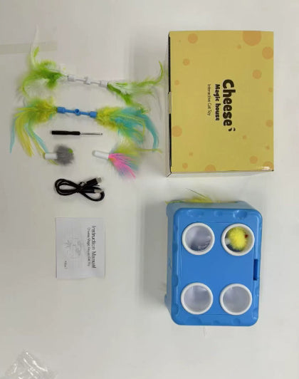 3-in-1 Käsehaus Smart Katzenspielzeug