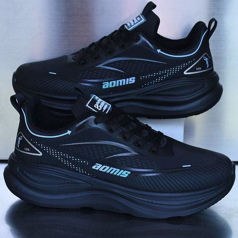 Wasserdichte Leder-Sneaker mit Dämpfung