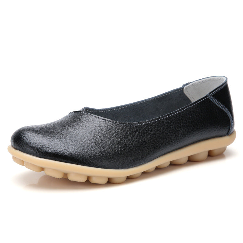 Damen Freizeit-Halbschuhe aus Leder – Bild 5 | LuxeStyle