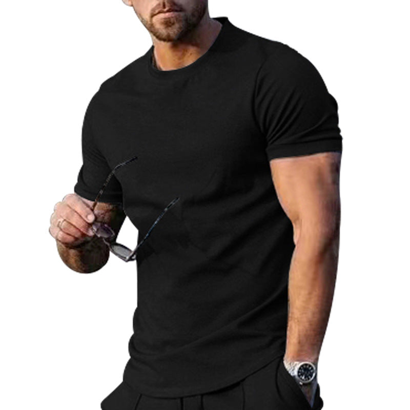 Herren Sommer Rundhals T-Shirt