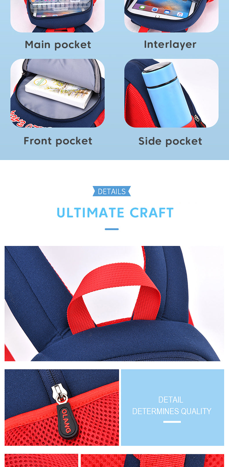Niedlicher Anti-Verlust Kinderrucksack (2-jährig) – Bild 9 | LuxeStyle