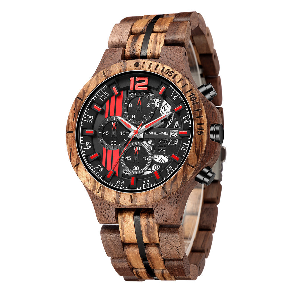 Retro Quarz Multifunktionsuhr für Herren – Bild 5 | LuxeStyle