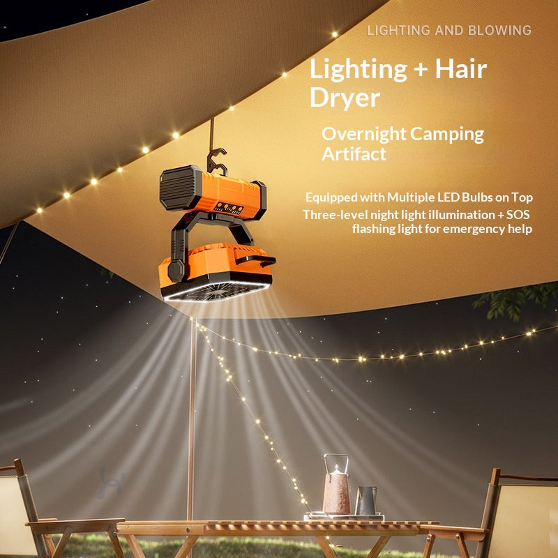 Lüfter mit LED, Befeuchter & USB-Strom